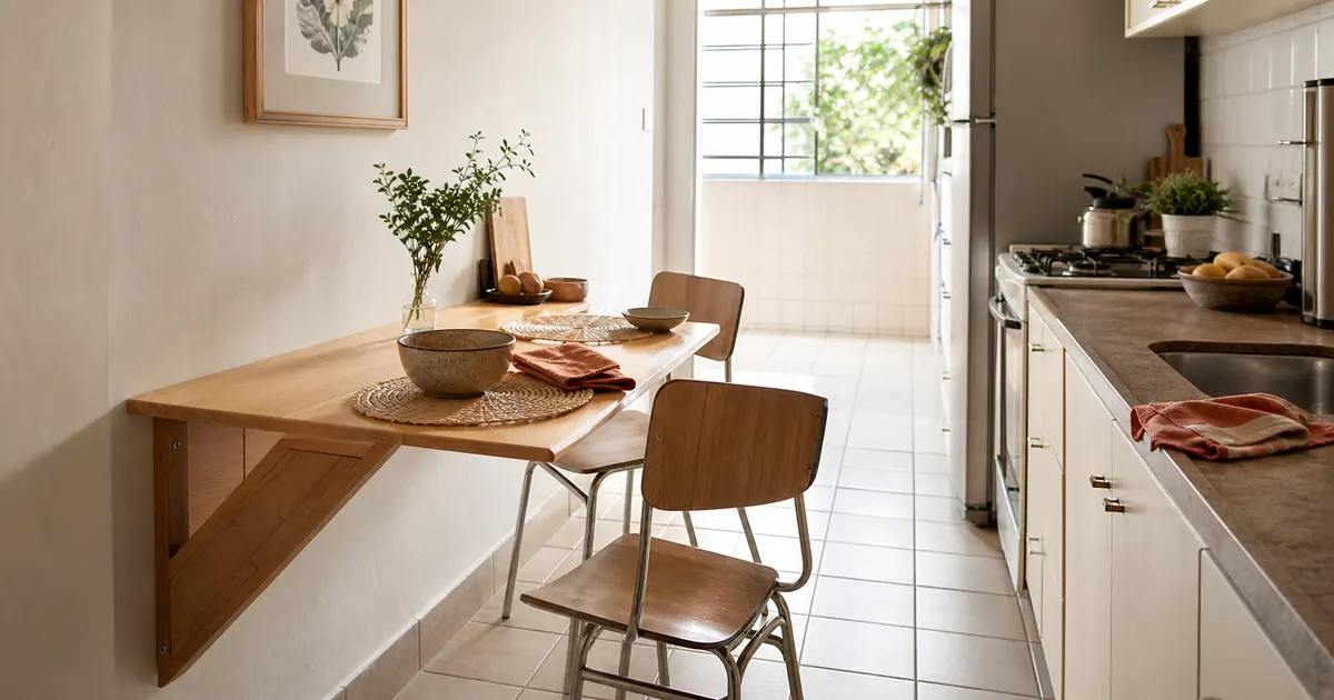 Quando a mesa some, a cozinha respira