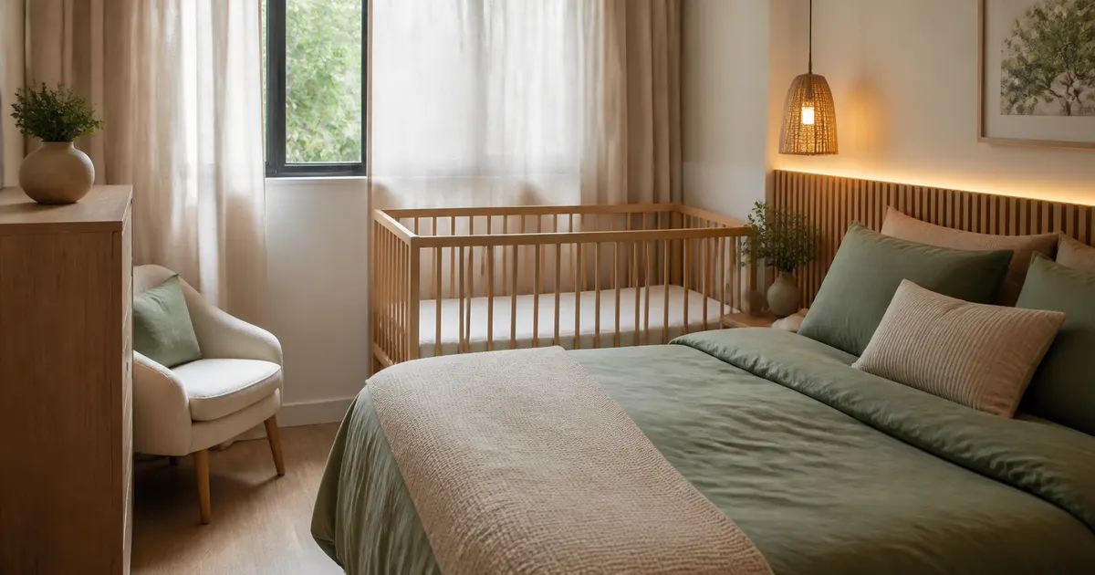 Quando o bebê chega, o quarto não precisa aumentar